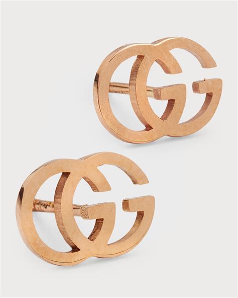 gucci running 18k earrings|gucci interlocking earrings.